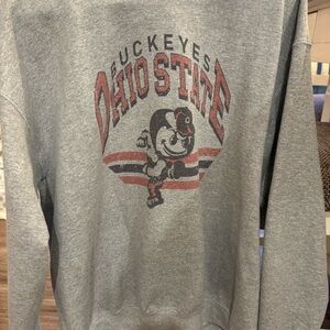Gildan Gray Buckeye State Sweatshirt